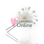 Ac metalic pentru par ACM020 Argintii cu perlute Ac metalic pentru par ACM020 Argintii cu perlute